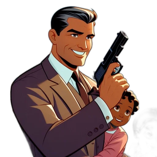 weapon, comic book art, cartoon, concept art transparent PNG cut-out