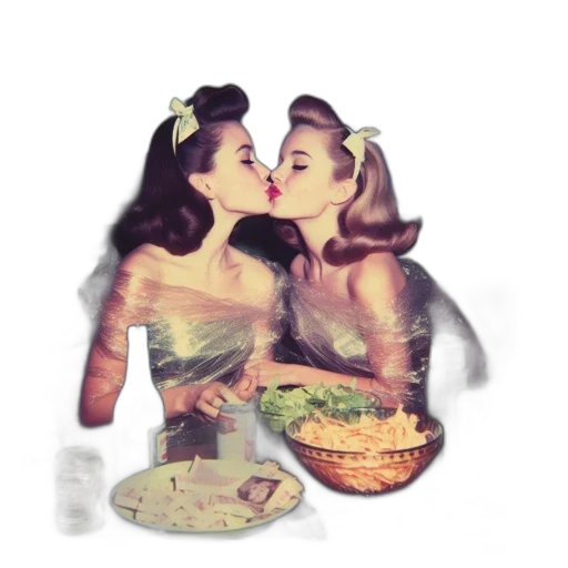 food, pixel art, photorealistic, vaporwave transparent PNG cut-out