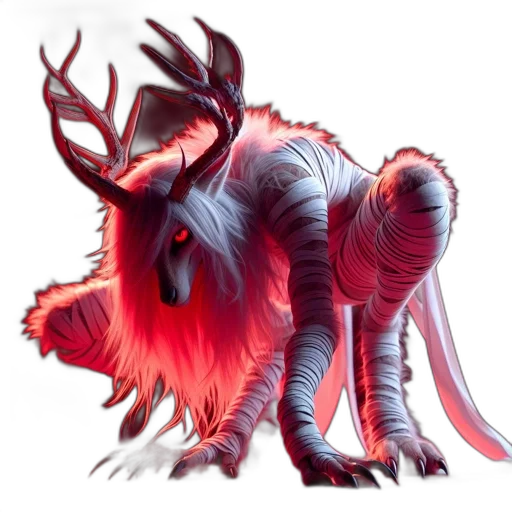 dragon, creature, animal, staff transparent PNG cut-out