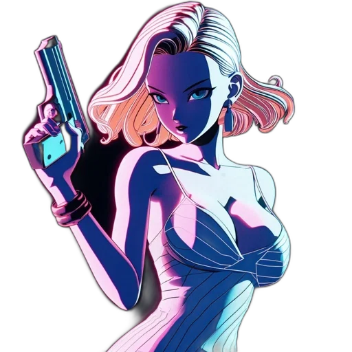 weapon, comic book art, cartoon, concept art transparent PNG cut-out