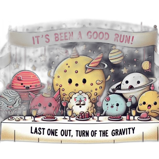 concept art, pixel art, comic book art, outer space transparent PNG cut-out