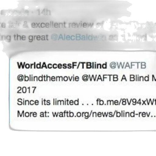 tweet, worldaccessf, tblind, about transparent PNG cut-out