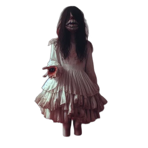 dress, mask, creature, face transparent PNG cut-out