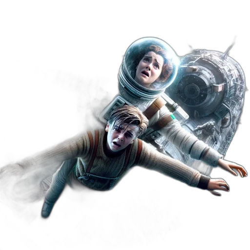 concept art, fantasy art, comic book art, outer space transparent PNG cut-out