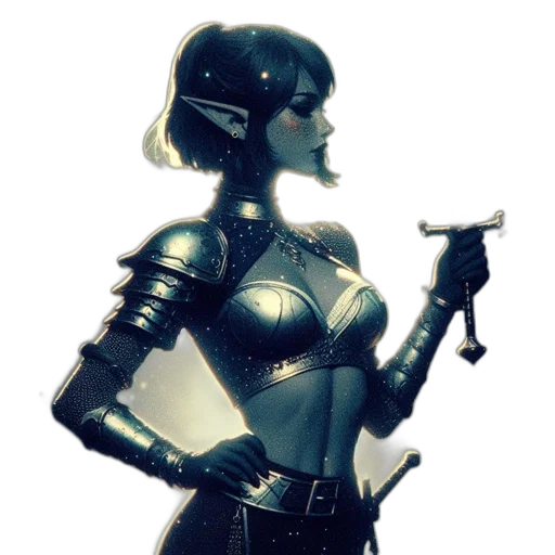robot, sword, staff, weapon transparent PNG cut-out