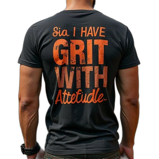 3d render, have, grit, attitude transparent PNG cut-out