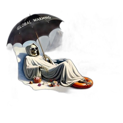 umbrella, robot, mask, concept art transparent PNG cut-out