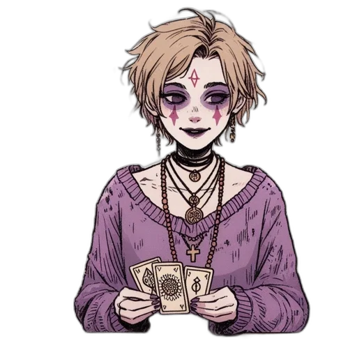 jewelry, mask, staff, pixel art transparent PNG cut-out