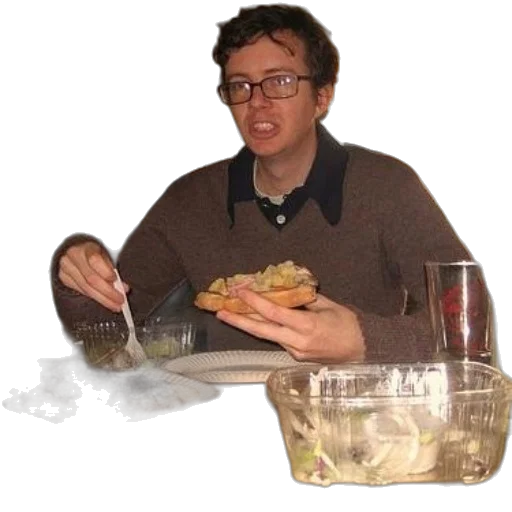 food, jacket, creature, staff transparent PNG cut-out