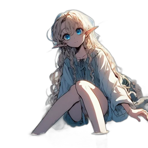 dress, creature, dragon, staff transparent PNG cut-out