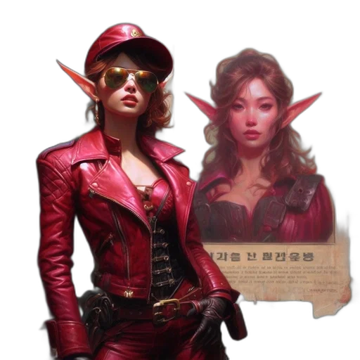 jacket, concept art, fantasy art, comic book art transparent PNG cut-out