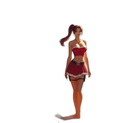 dress, staff, creature, robot transparent PNG cut-out