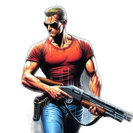 weapon, comic book art, concept art, pixel art transparent PNG cut-out