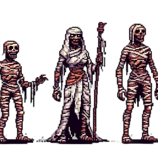 staff, pixel art, concept art, comic book art transparent PNG cut-out