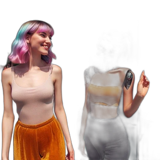 dress, creature, concept art, photorealistic transparent PNG cut-out