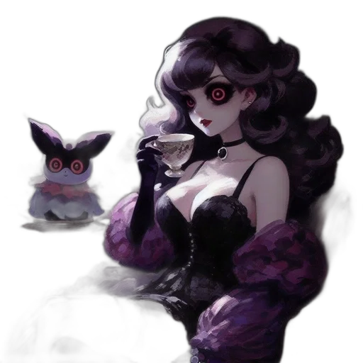 creature, dress, mask, concept art transparent PNG cut-out