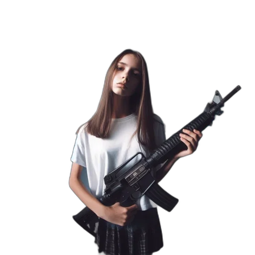 weapon, dress, hair, sword transparent PNG cut-out