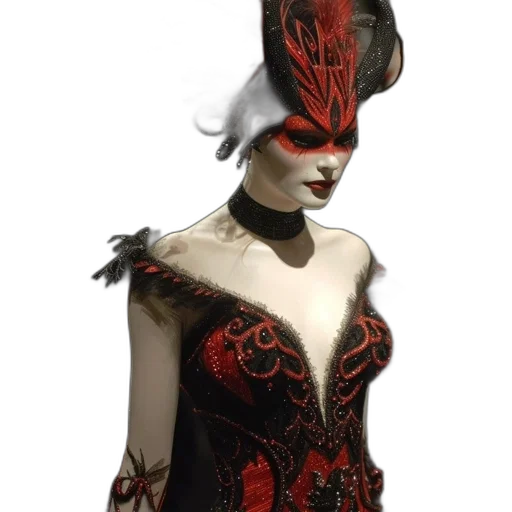 mask, dress, hat, crown transparent PNG cut-out
