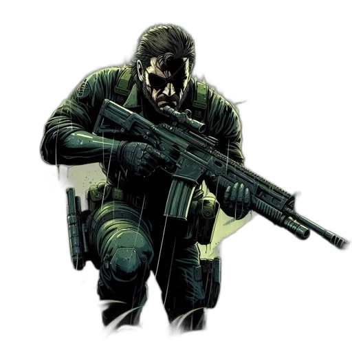weapon, concept art, comic book art, pixel art transparent PNG cut-out