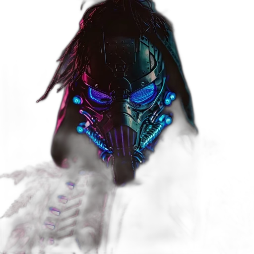 mask, creature, robot, face transparent PNG cut-out