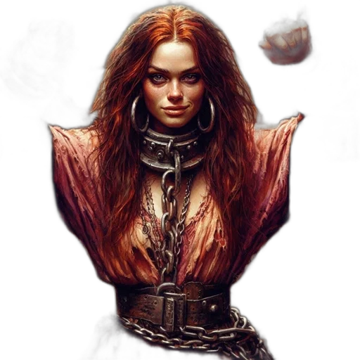 fantasy art, concept art, comic book art, photorealistic transparent PNG cut-out