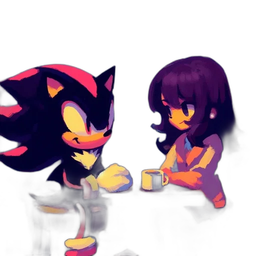 pixel art, concept art, 3d render, anime transparent PNG cut-out