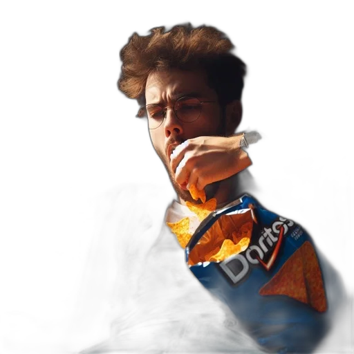jacket, face, bottle, weapon transparent PNG cut-out