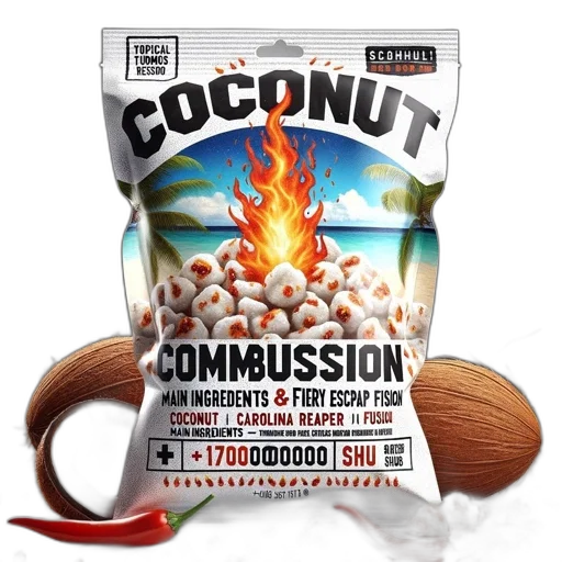 food, concept art, package, coconut transparent PNG cut-out