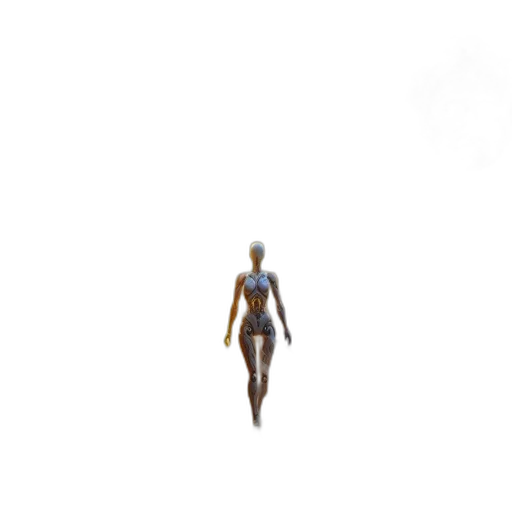 robot, jewelry, dress, creature transparent PNG cut-out