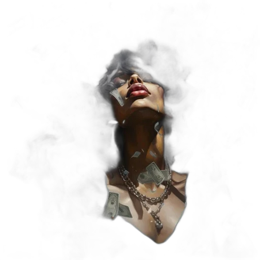mask, photorealistic, cyberpunk, fantasy art transparent PNG cut-out