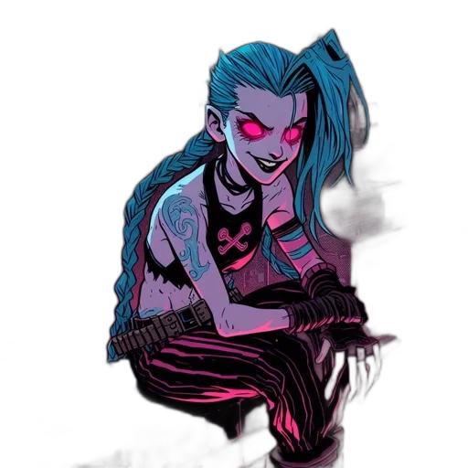 creature, jacket, cyberpunk, concept art transparent PNG cut-out