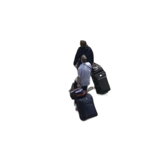 jacket, staff, umbrella, robot transparent PNG cut-out
