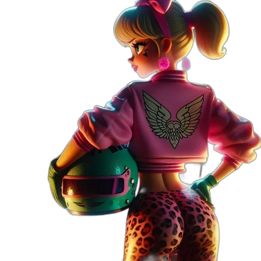 jacket, robot, concept art, vaporwave transparent PNG cut-out