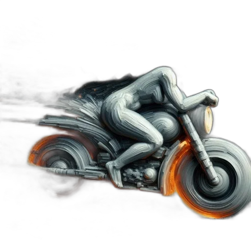 weapon, car, hair, photorealistic transparent PNG cut-out