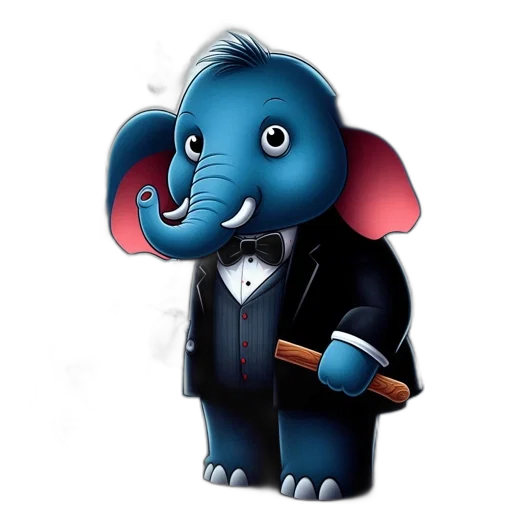 staff, animal, concept art, 3d render transparent PNG cut-out