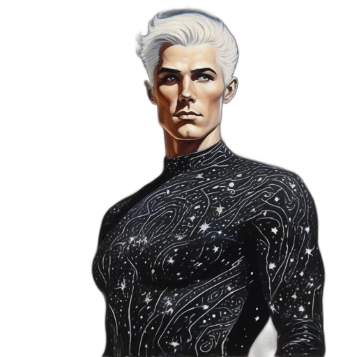 jacket, comic book art, concept art, fantasy art transparent PNG cut-out