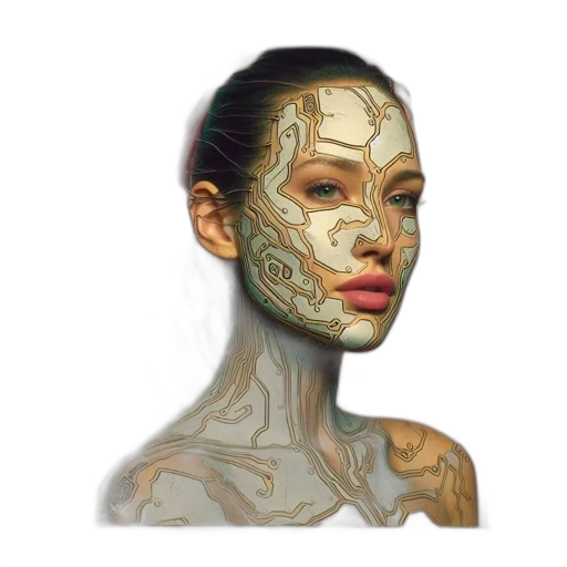 mask, robot, face, jewelry transparent PNG cut-out