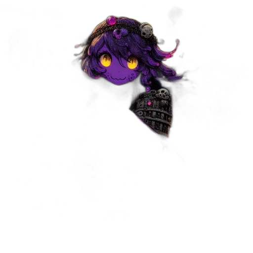 mask, staff, hat, hair transparent PNG cut-out
