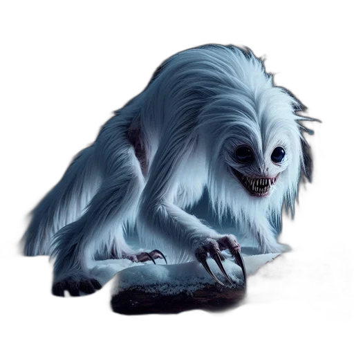 creature, animal, staff, hair transparent PNG cut-out