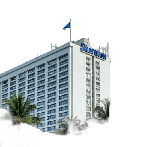 building, photorealistic, 3d render, modern transparent PNG cut-out