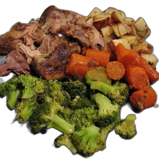 food, crown, plate, broccoli transparent PNG cut-out