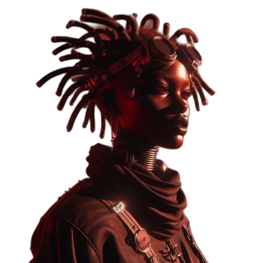 staff, face, hair, crown transparent PNG cut-out