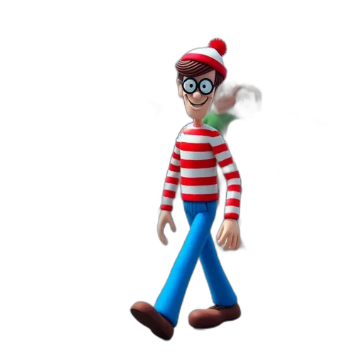 hat, staff, creature, robot transparent PNG cut-out