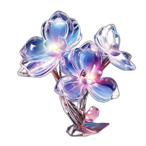 jewelry, flower, crown, staff transparent PNG cut-out