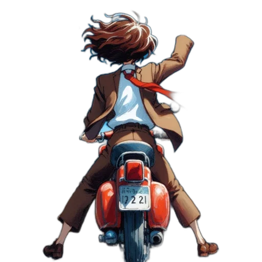 jacket, concept art, comic book art, pixel art transparent PNG cut-out