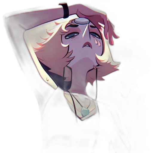 face, mask, staff, creature transparent PNG cut-out