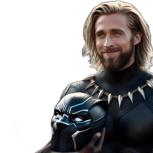 mask, comic book art, concept art, fantasy art transparent PNG cut-out