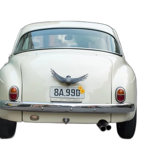 car, photorealistic, 3d render, white transparent PNG cut-out