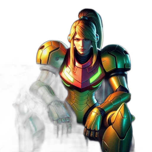 robot, weapon, concept art, 3d render transparent PNG cut-out