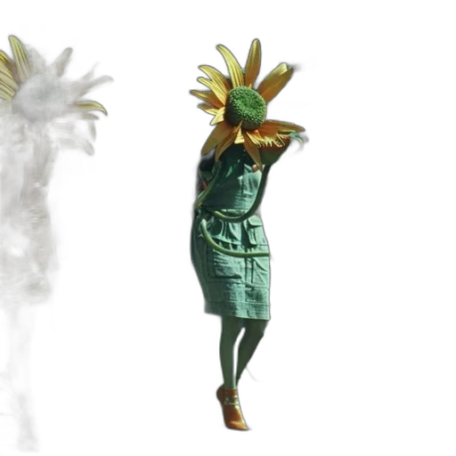 mask, 3d render, concept art, vaporwave transparent PNG cut-out